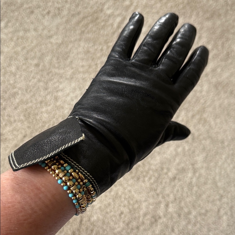 Black Leather Glove